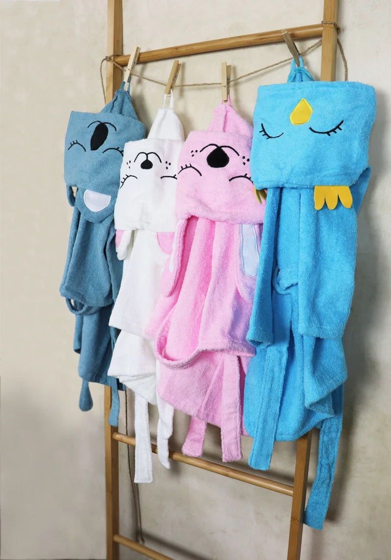 Bademantel Kinder - Happy Koaola Grey (M)