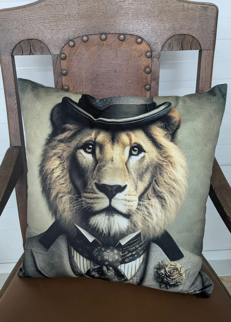 Samt Panele bedruckt für Kissen 45 x 45 cm