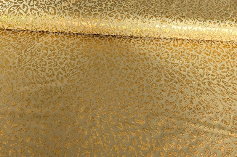 Jersey Stretch Glitzer-Leo *Ab 50cm