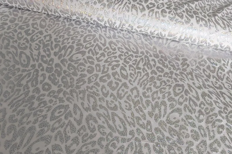 Jersey Stretch Glitzer-Leo *Ab 50cm