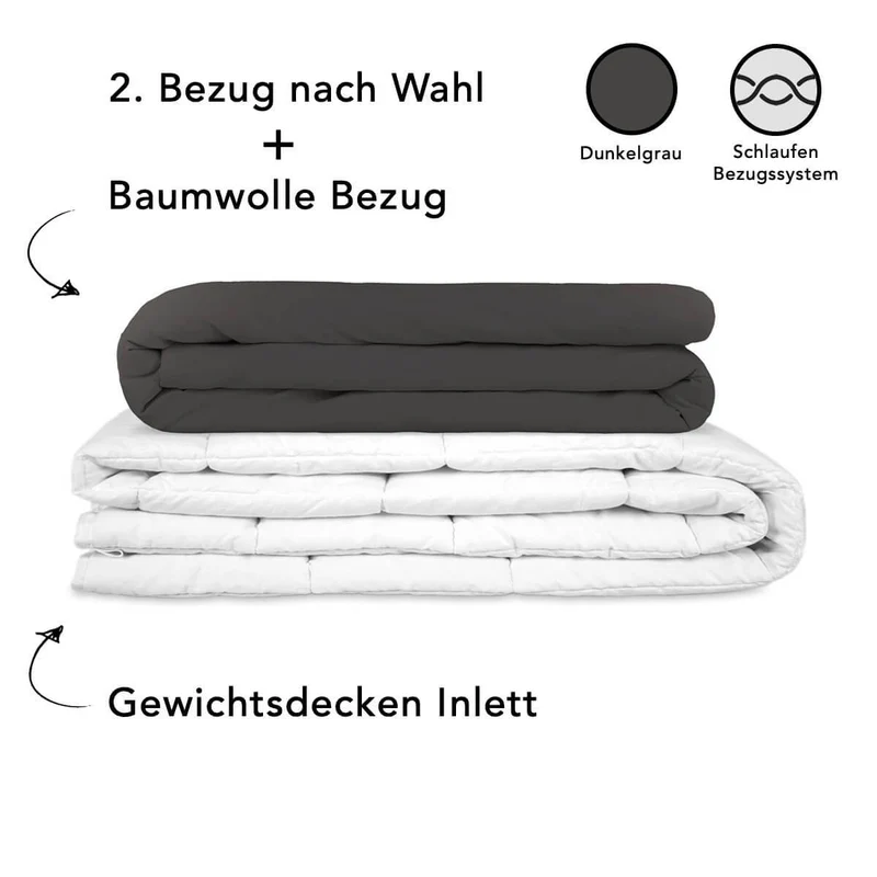 Set: STANDARD Gewichtsdecke für Erwachsene