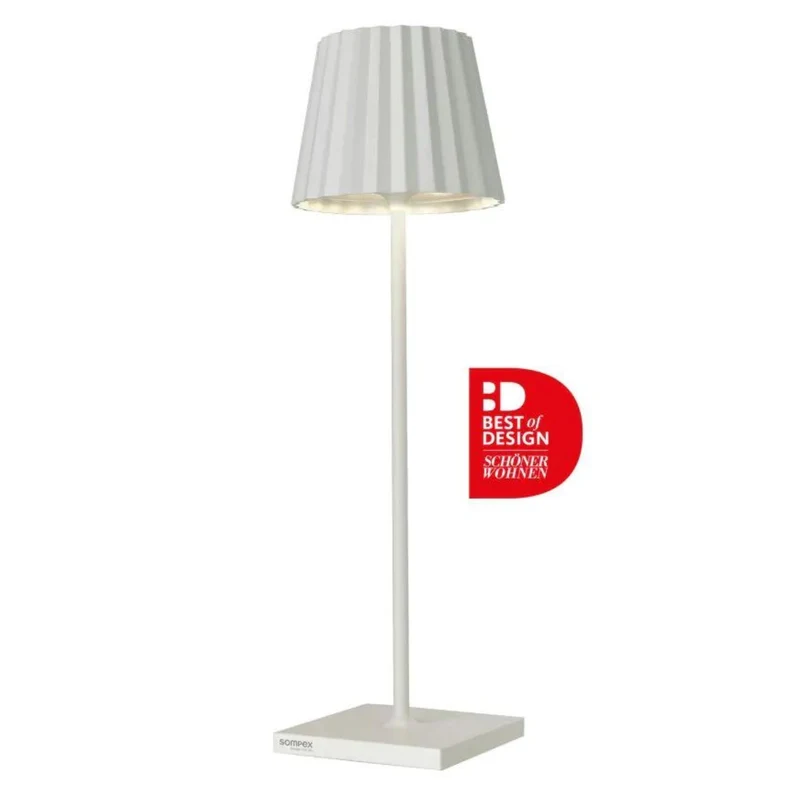 Sompex Lampe - LEUCHTE TROLL 2.0 WEISS T LED AKKU - Tischleuchte