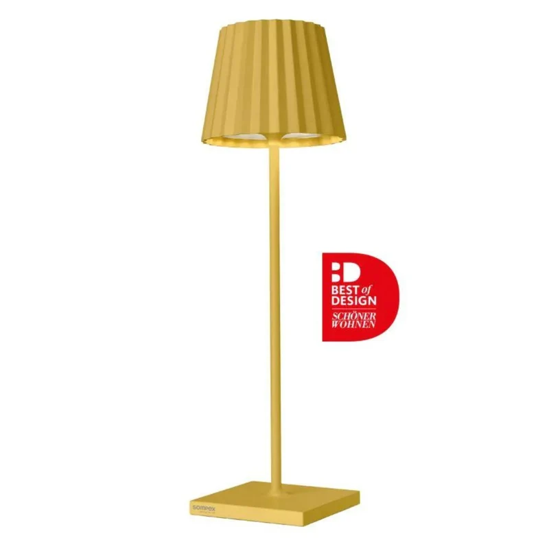 Sompex Lampe - LEUCHTE TROLL 2.0 GELB T LED AKKU - Tischleuchte
