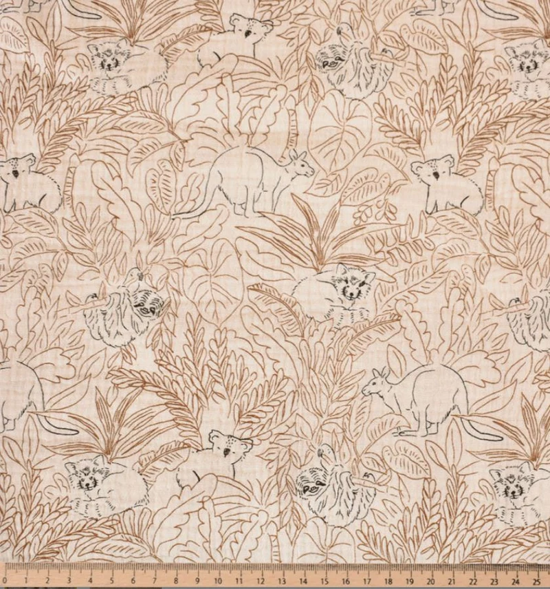 Musselin Australien beige *Ab 50 cm