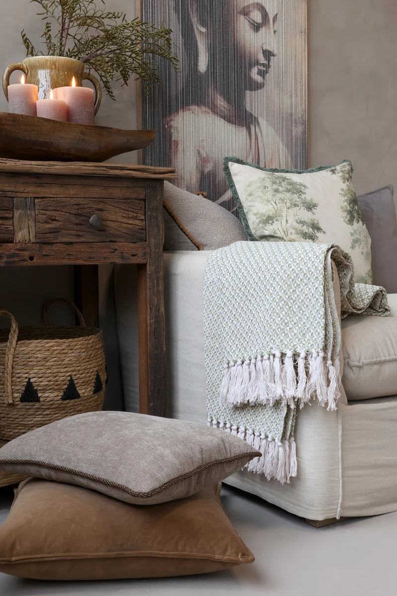 Chic Antique Plaid Aix Verte