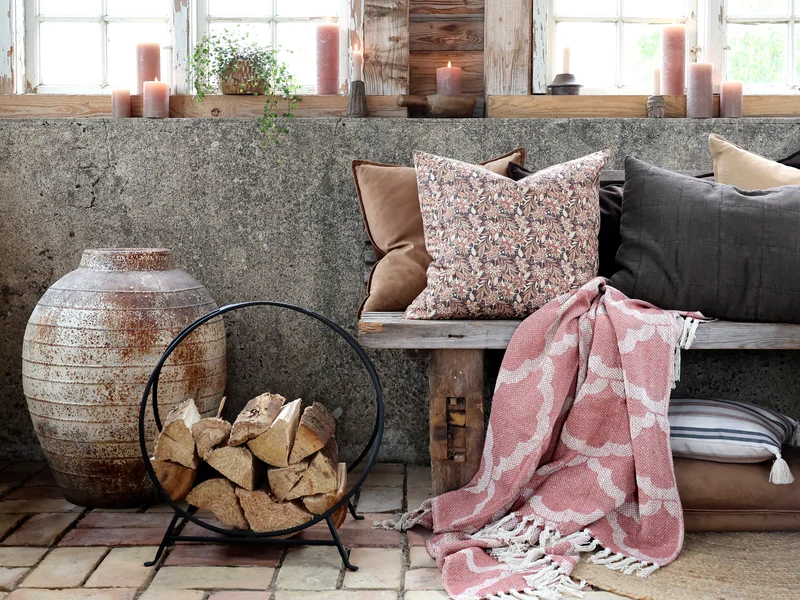 Chic Antique Plaid Aix Malve & Creme