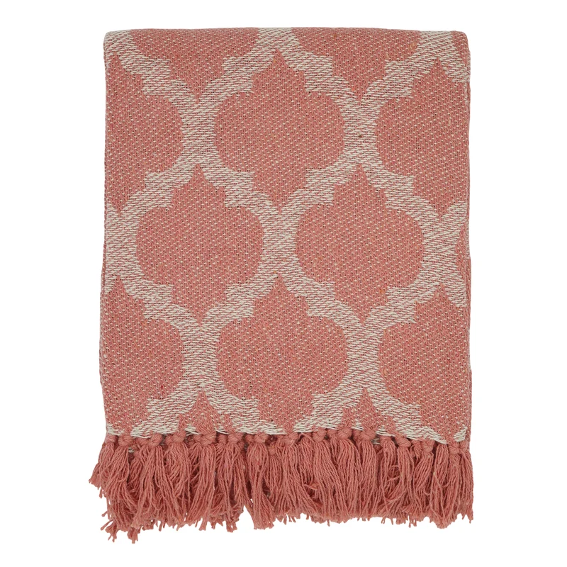 Chic Antique Aix Plaid Garnüberschuss Himbeere