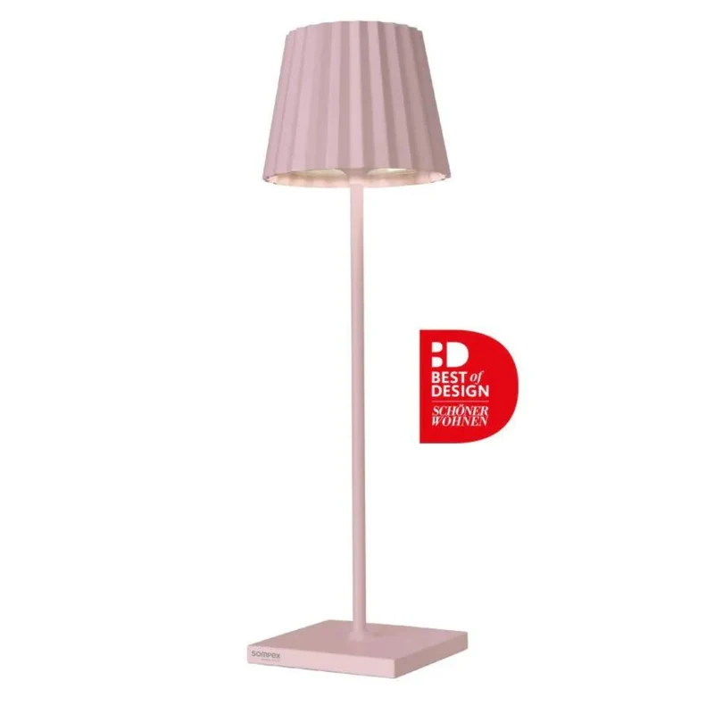 Sompex Lampe - LEUCHTE TROLL 2.0 PINK T LED AKKU - Tischleuchte