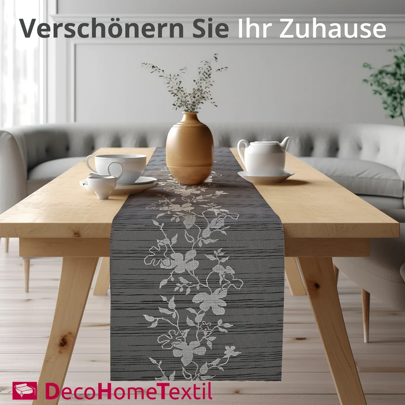 Miami Tischläufer grau