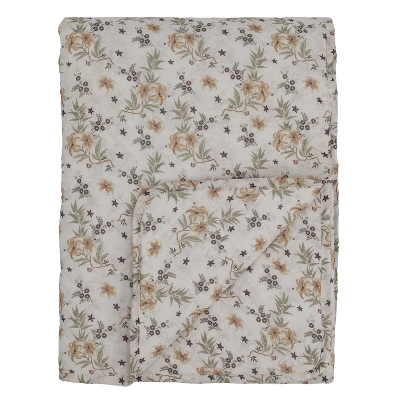 Chic Antique Quilt Aix Vintage mit Blumenmuster