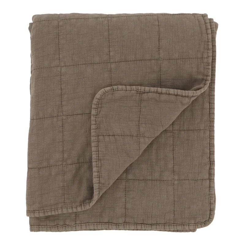 Chic Antique Quilt Aix Vintage Walnuss