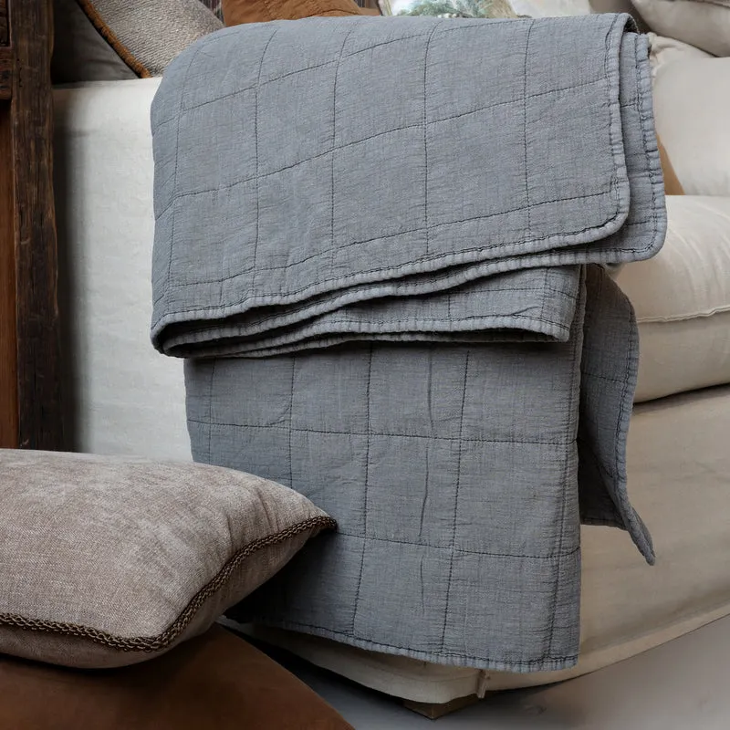 Chic Antique Quilt Aix Vintage Thunder Grey