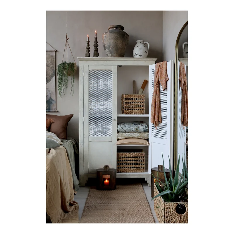 Chic Antique Aix Quilt mit Tropischen Blattmotiv