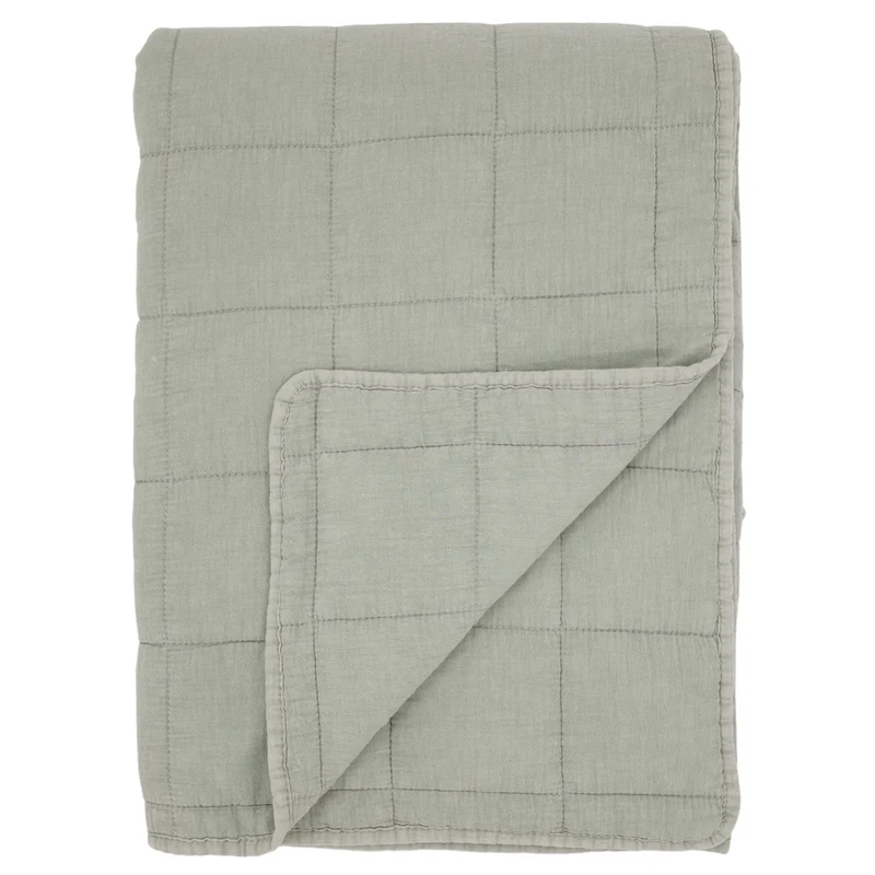Chic Antique Aix Vintage Quilt Opal