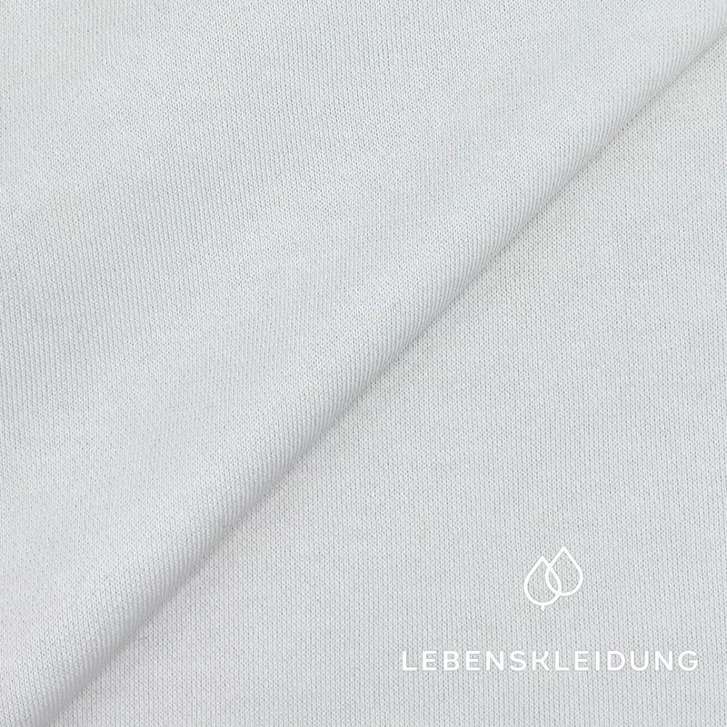 Re-Life Sweatstoff Baumwolle & recyceltes Polyester Off White - komplette Originalrollen