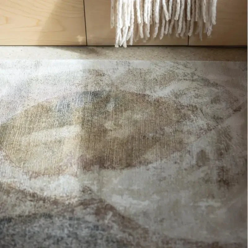 Gemusterter Jacquard Teppich Aloyse | Bronze