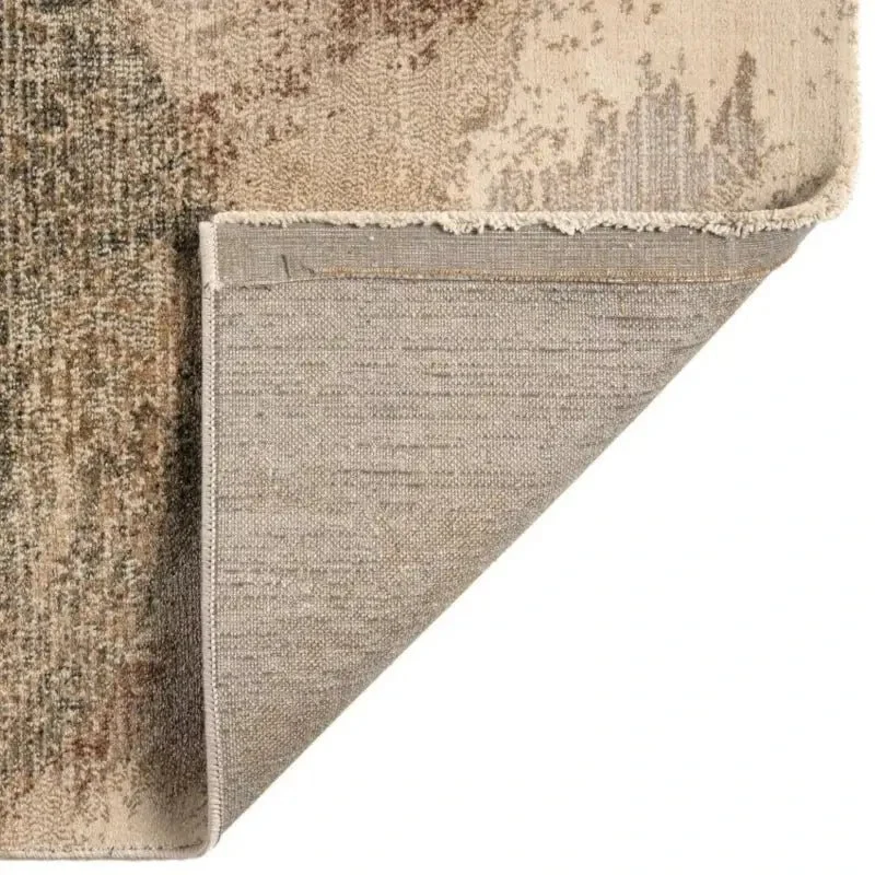 Gemusterter Jacquard Teppich Aloyse | Bronze