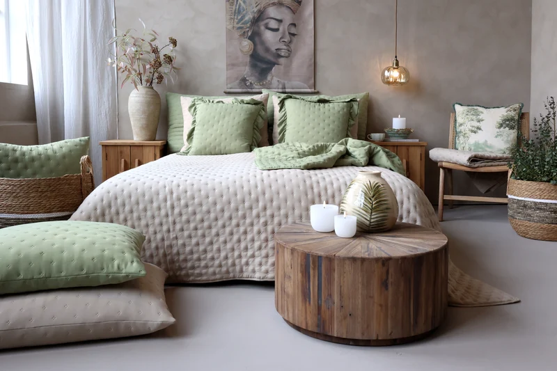 Chic Antique Aix Soft Quilt Verte