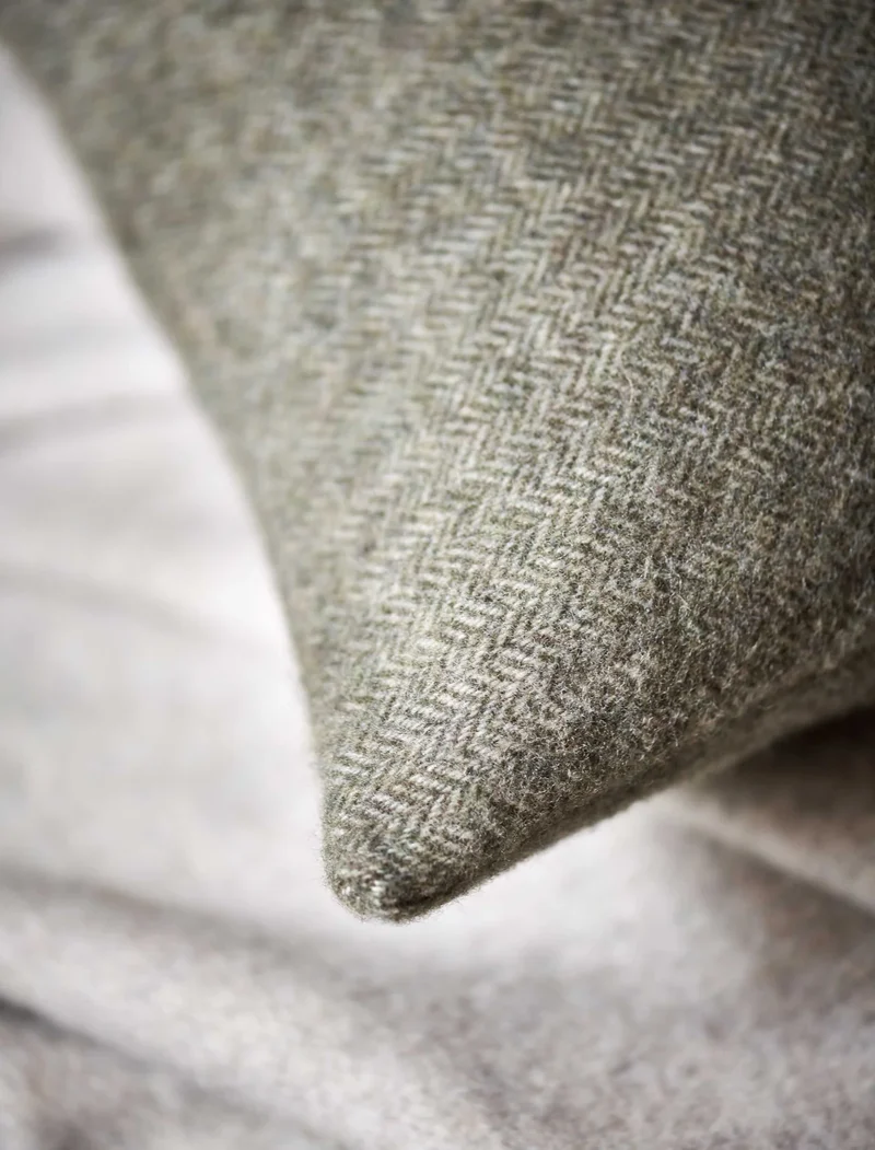Plaid Merinowolle & Kaschmir mit Fransen Serina Home