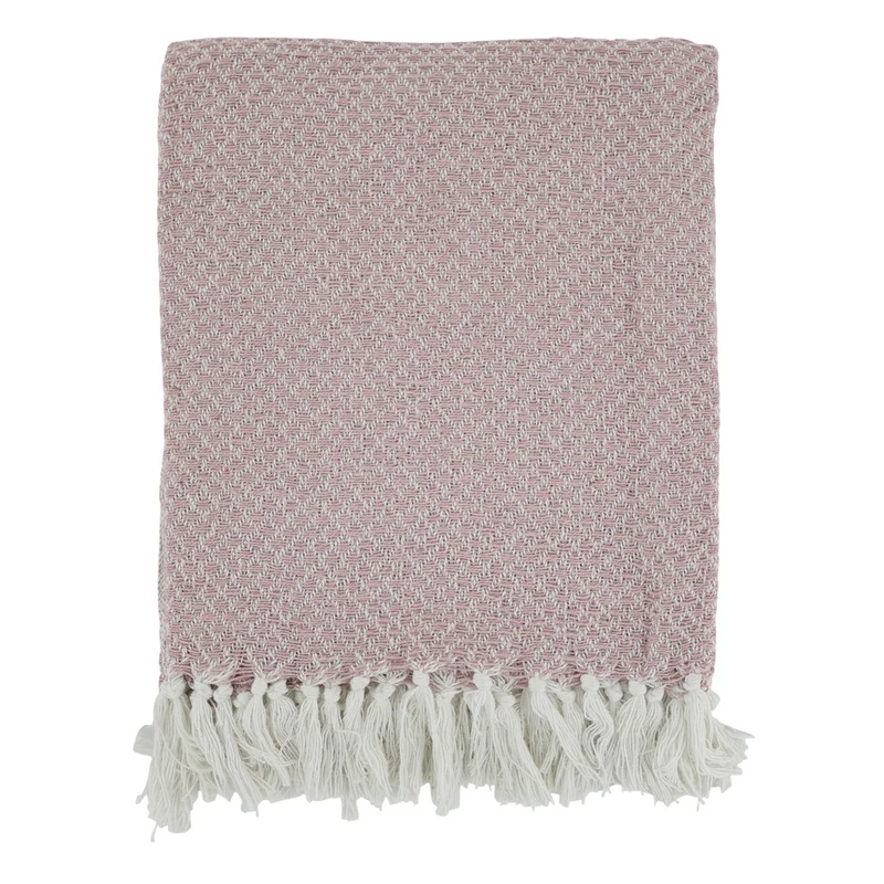 Chic Antique Aix Plaid Garnüberschuss Rosa