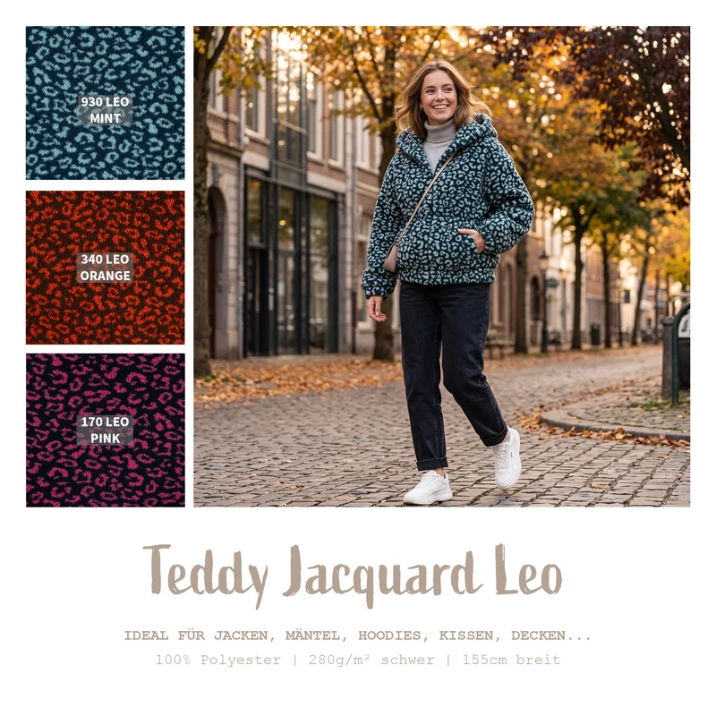 Teddy Jacquard Leo *Ab 50cm