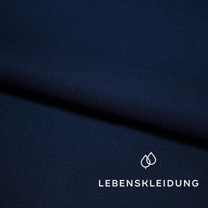 Bio Moleskin Wasserabweisend - Navy — ganze Rolle (30 m)