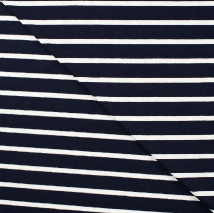 Viskosejersey gestreift * Ab 50 cm