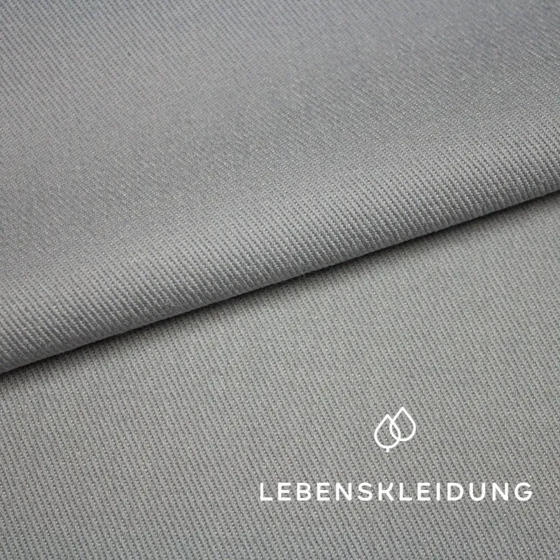Bio Denim Stoff - Grau — ganze Rolle (30 m)