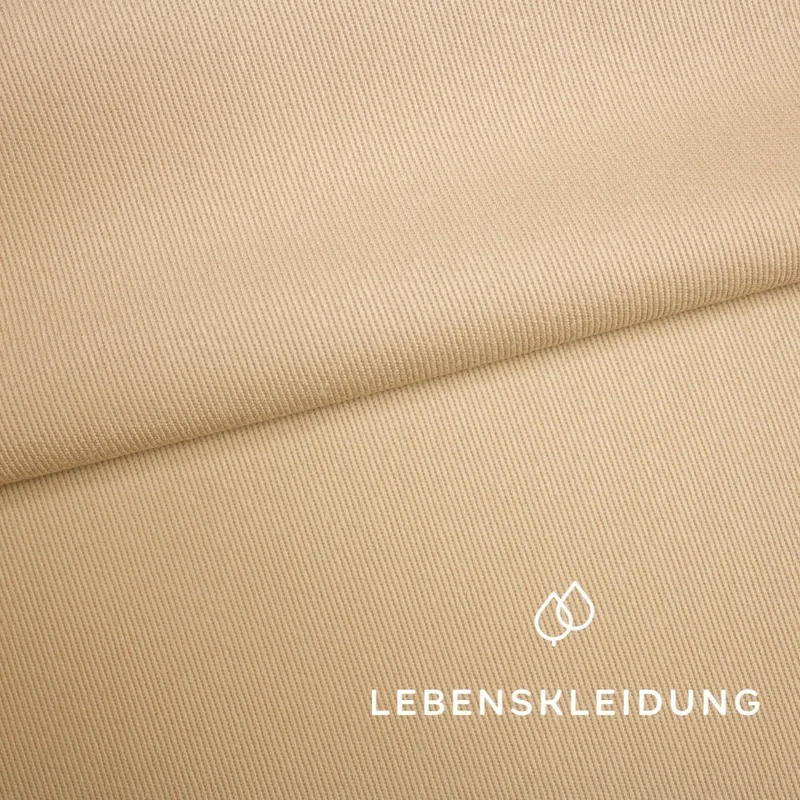 Bio Köper - Beige (schwer) — ganze Rolle (30 m)