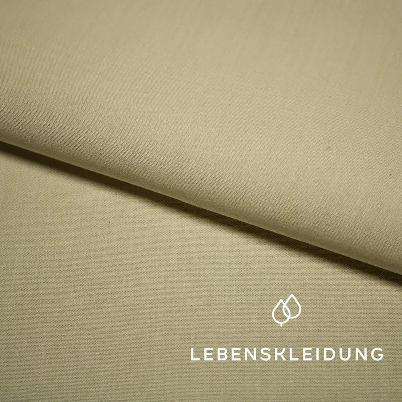 Bio Chambray - Natur-Gelb