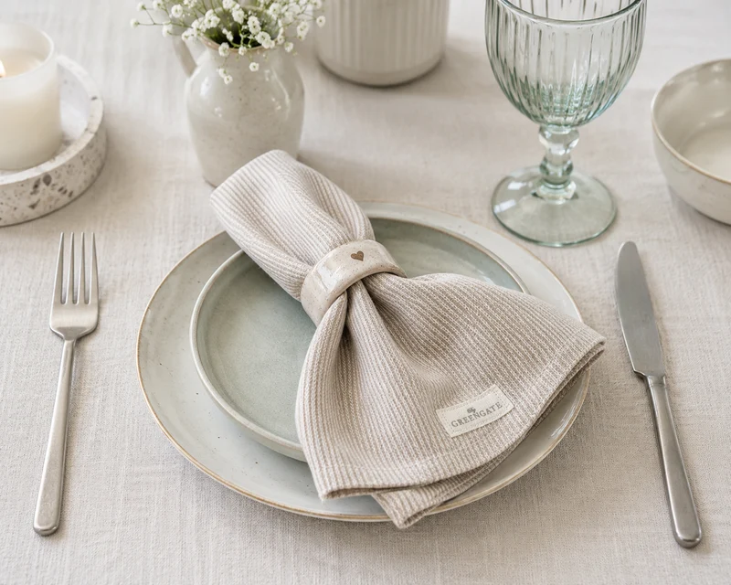 GreenGate Stoffserviette Alicia sand