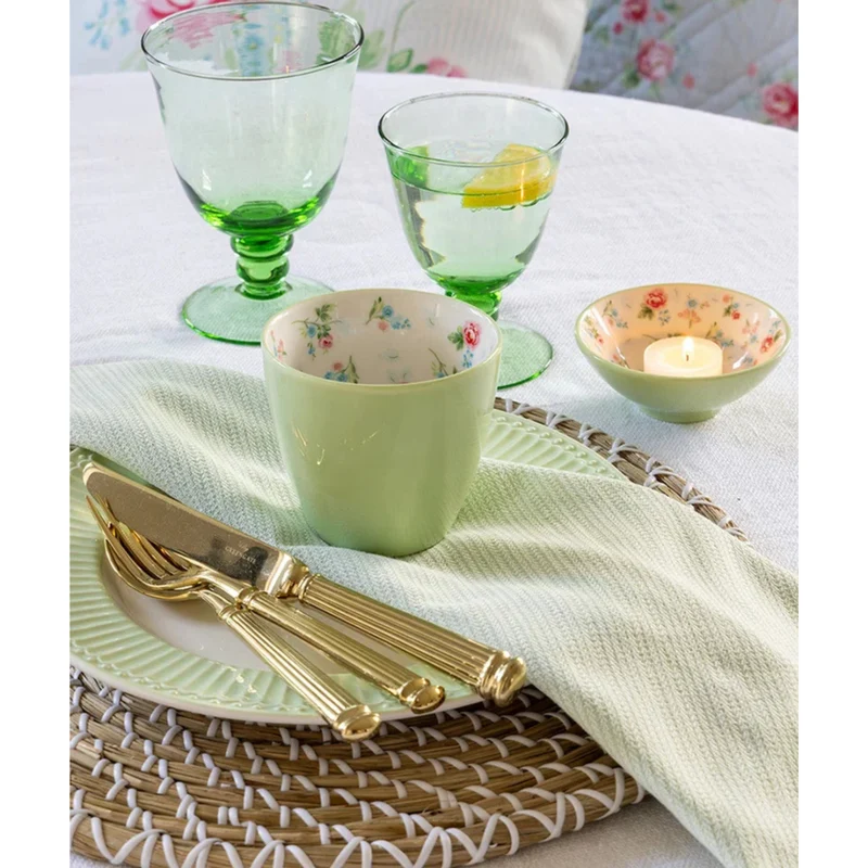GreenGate Stoffserviette Alicia hellgrün