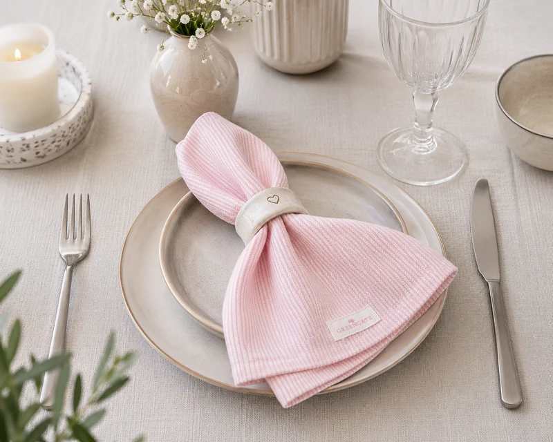 GreenGate Stoffserviette Alicia hellrosa