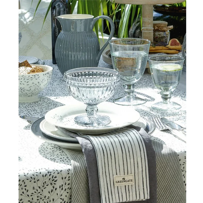 GreenGate Stoffserviette Alicia hellgrau