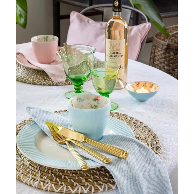 GreenGate Stoffserviette Alicia hellblau