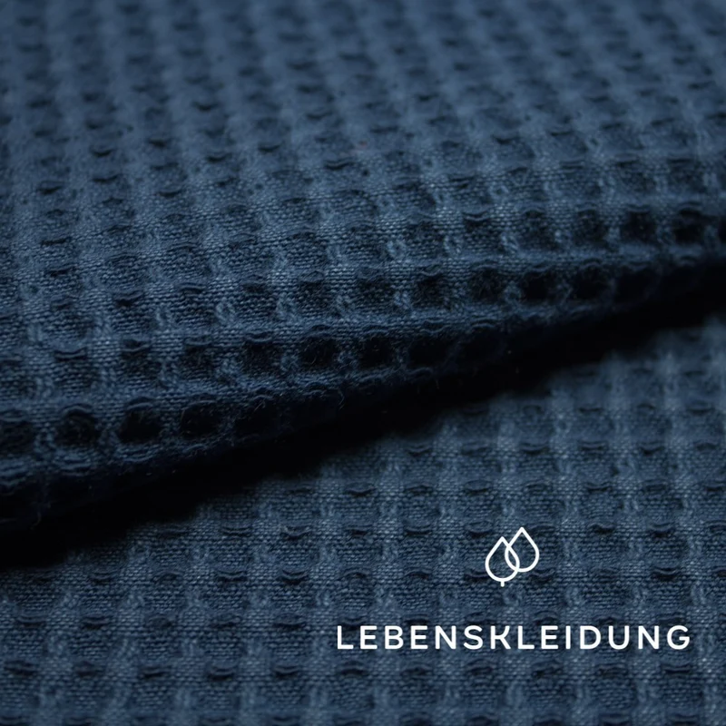 Bio Waffel groß - Azure Blue — ganze Rolle (40 m)
