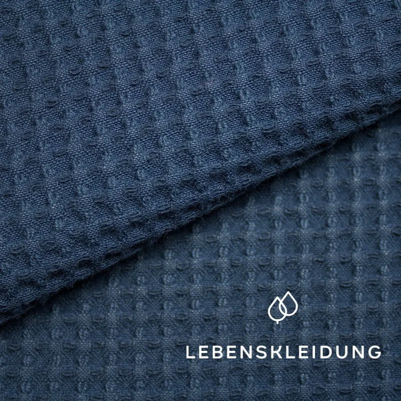 Bio Waffel groß - Azure Blue — ganze Rolle (40 m)
