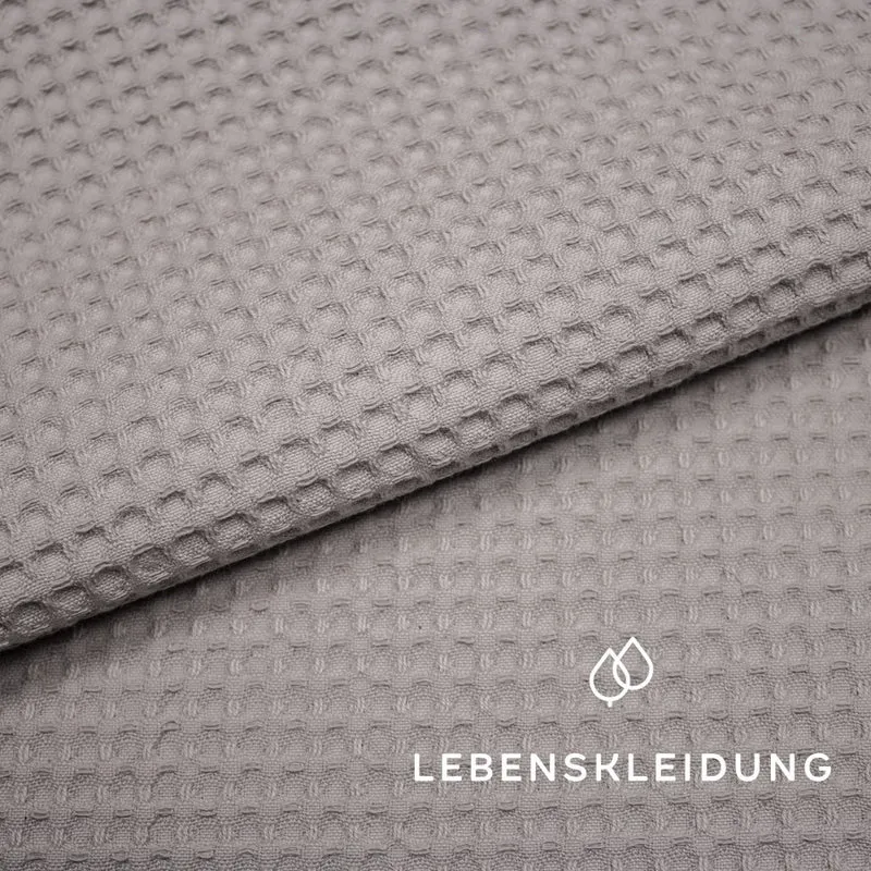 Bio Waffel groß - Leinen natur