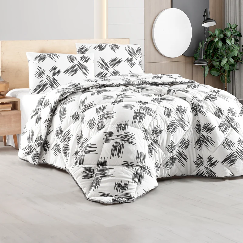DecoHomeTextil Bettwäsche Set Bettgarnitur mit Reißverschluss Polycotton Design