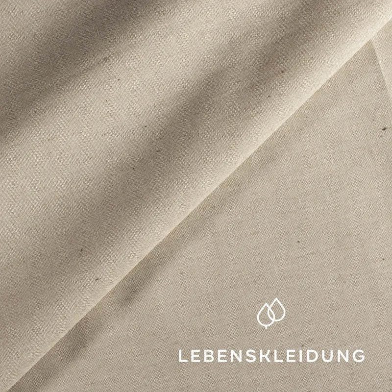 Bio Edel-Linon (Renforcé) aus farbig gewachsener kbA Baumwolle - Ecru (farbig gewachsene Baumwolle) — ganze Rolle (60 m)