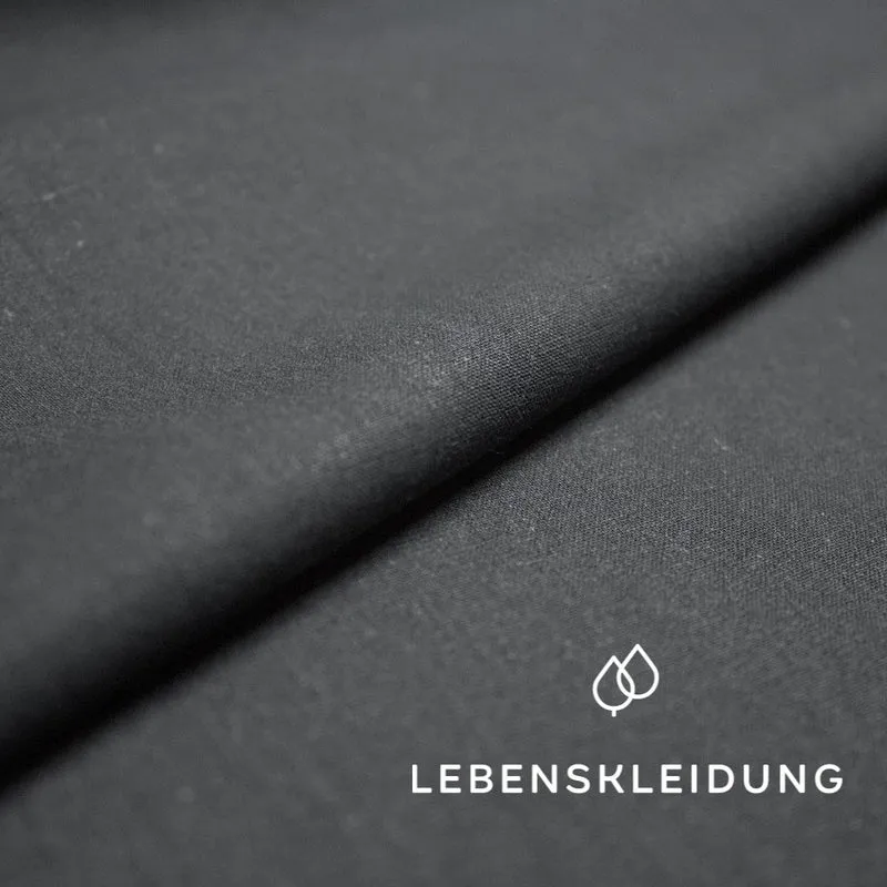 Bio Linon/Renforce - Schwarz — ganze Rolle (60 m)