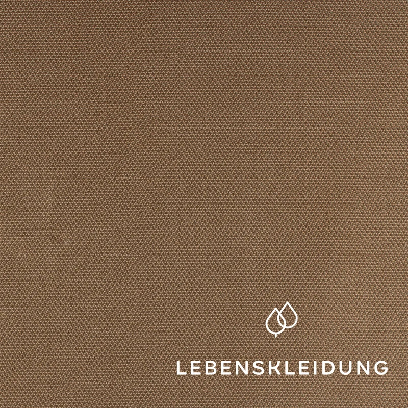 Bio Köper Wasserabweisend - Khaki — ganze Rolle (30 m)