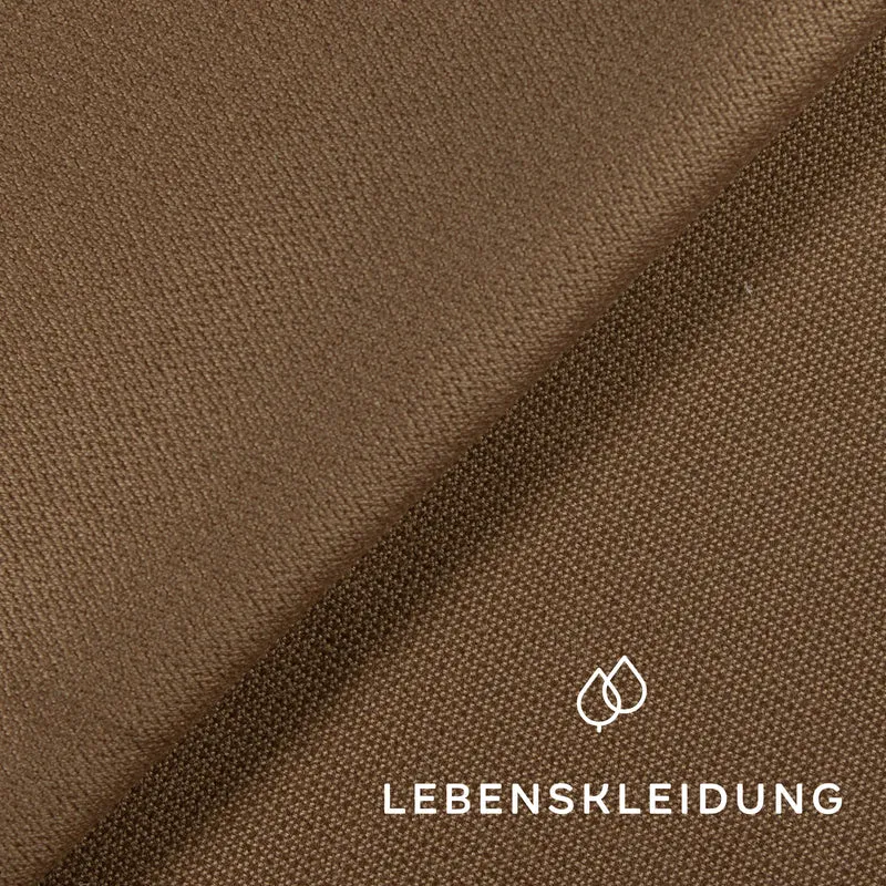 Bio Köper Wasserabweisend - Khaki — ganze Rolle (30 m)