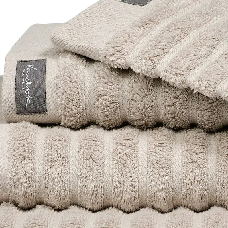 Vandyck Home Wave Handtuch – 100% Baumwolle, 550 g/m²
