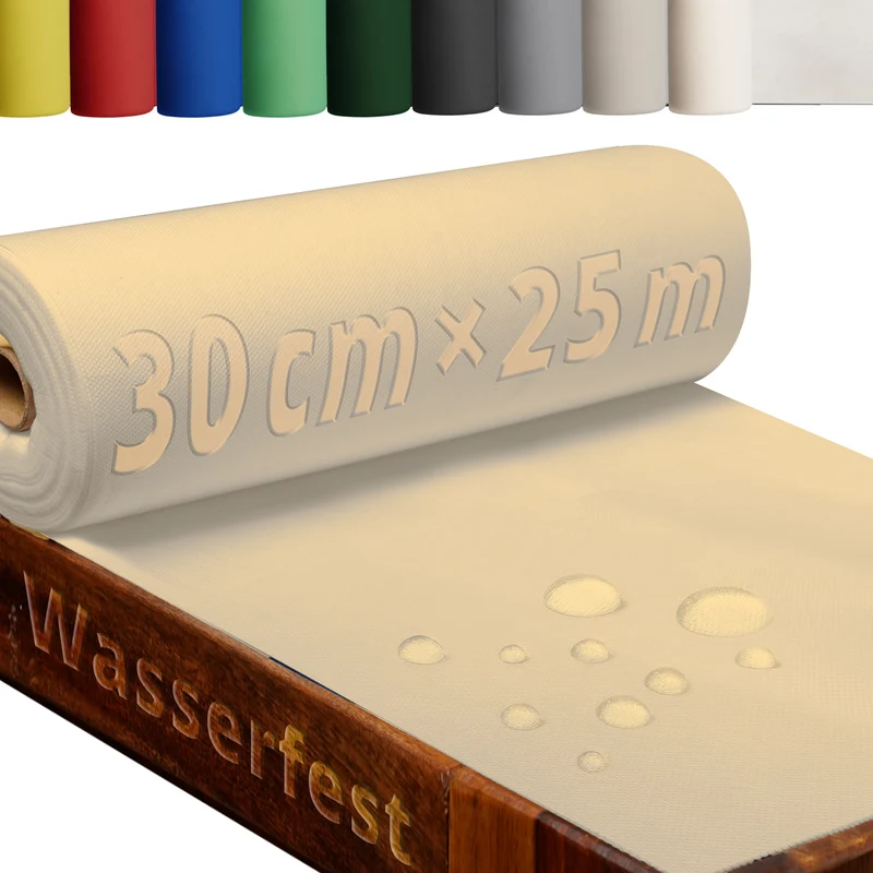 Tischdecke Rolle Vliesstoff Tischläufer Vlies wasserabweisend