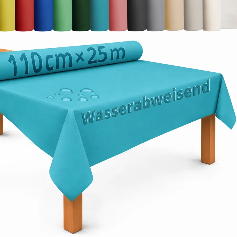 Tischdecke Rolle Vliesstoff Tischläufer Vlies wasserabweisend
