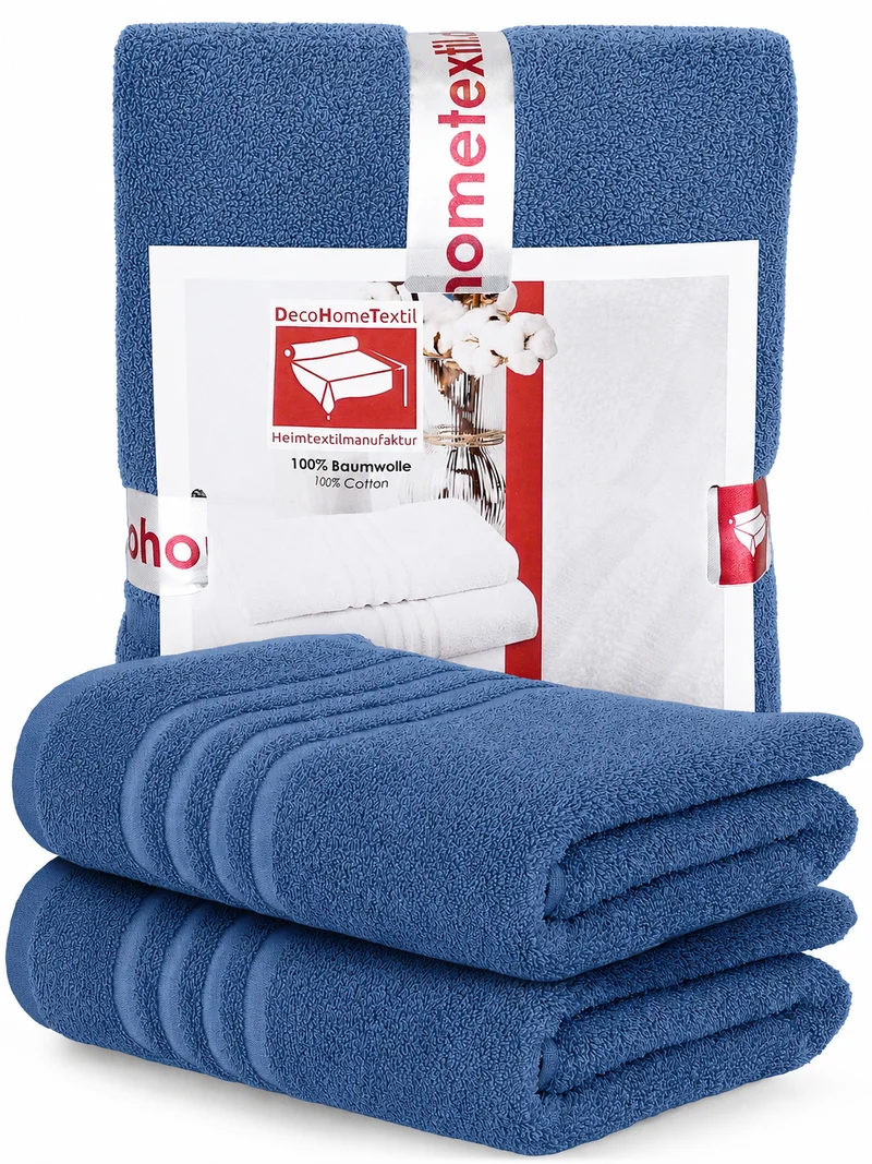 DecoHomeTextil Handtuch-Set aus 100% Baumwolle, kuschelweich