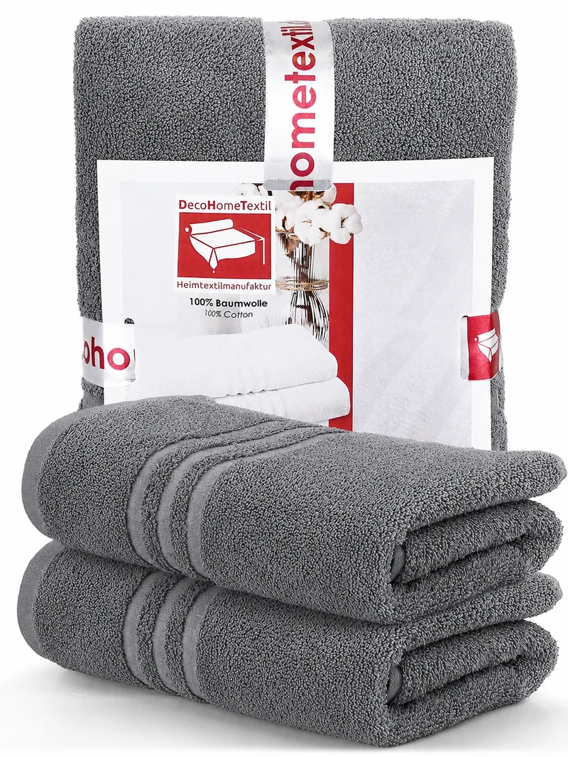 DecoHomeTextil Handtuch-Set aus 100% Baumwolle, kuschelweich