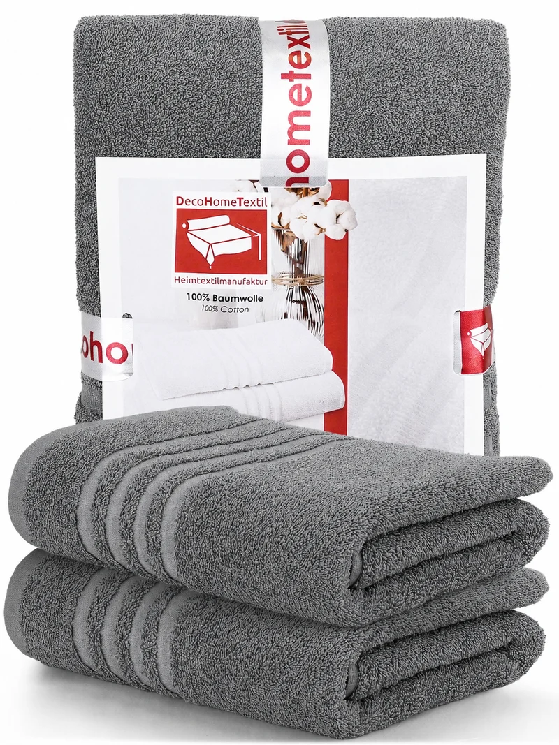 DecoHomeTextil Handtuch-Set aus 100% Baumwolle, kuschelweich