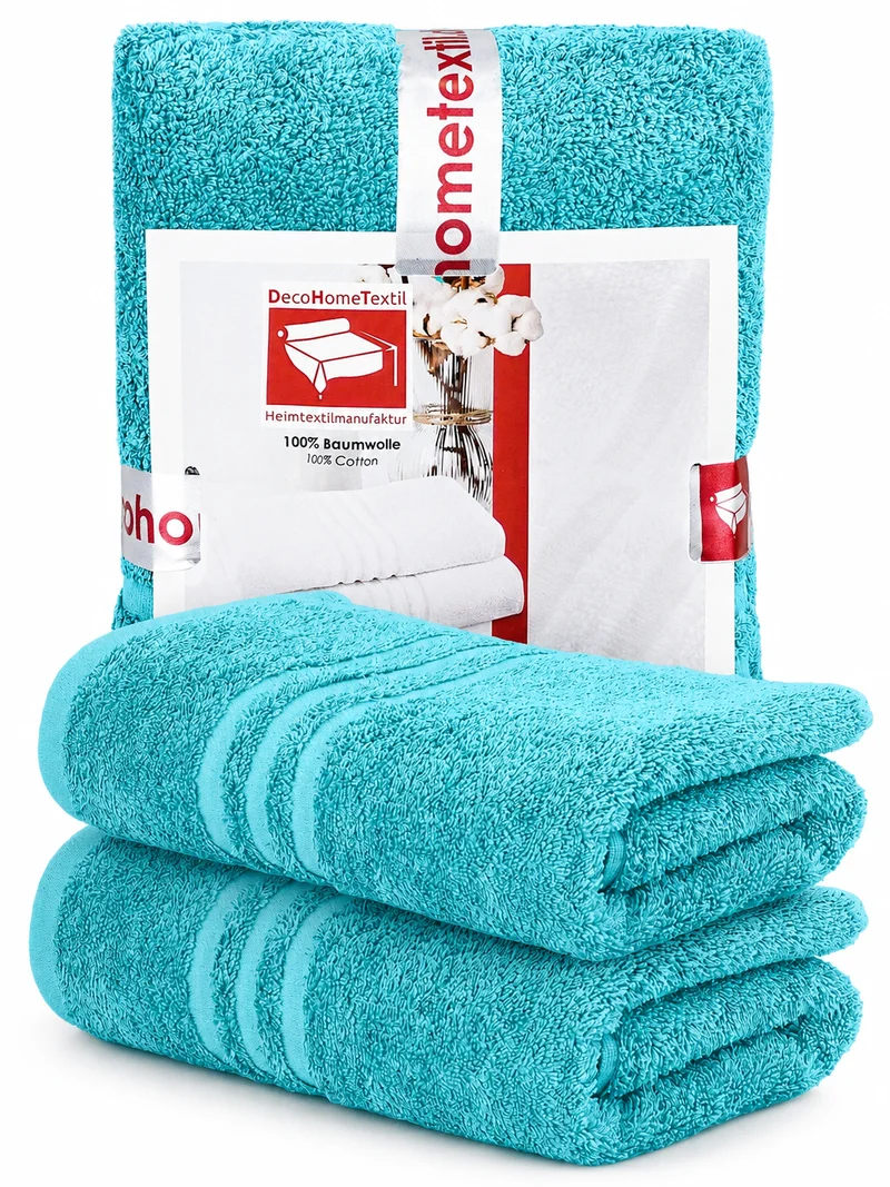 DecoHomeTextil Handtuch-Set aus 100% Baumwolle, kuschelweich